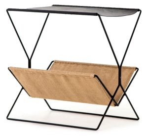 Leather Magazine Rack